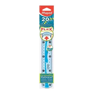 Maped Righello Doppio Decimetro Infrangibile 20 cm