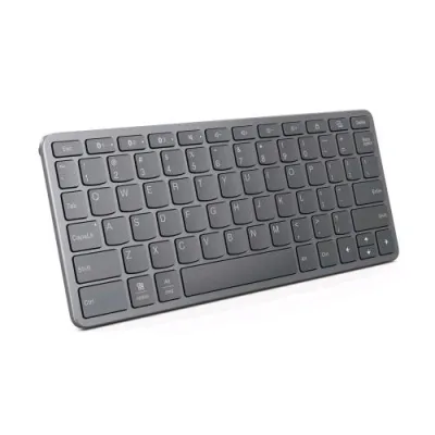 Lenovo Multi-Device Wireless Tastiera Qwerty fino a 3 Dispositivi USB + Bluetooth Grigio