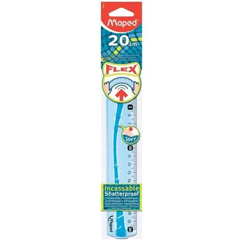 Maped Righello Infrangibile in Plastica 20 cm