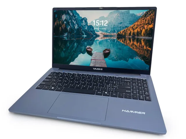 Yashi Hammer YP1537 15.6" AMD Ryzen 7 7730U RAM 8GB-SSD 512GB NVMe-AMD Radeon Graphics-Wi-Fi 6 Gigbit LAN Bluetooth-Win 11 Prof