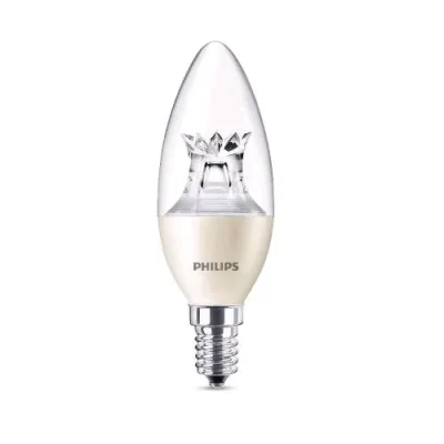 Philips Warmglow Lampadina LED Oliva E14 4=25W 2.700K Luce Calda