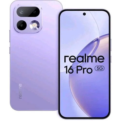 Realme 16 Pro 5G Dual SIM 6.78" Octa Core 512GB RAM 8GB 5G Italia Orchid Purple