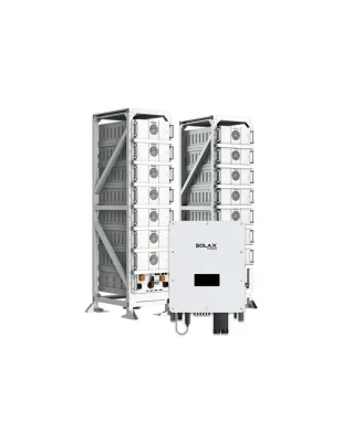 Sistema di accumulo trifase inverter 60kW batteria al litio 128.7kWh TB-HR140 Solax Power