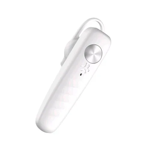 Celly BH20 Auricolare Wireless Mono Multipoint Permette di Connettere Piu' Dispositivi Contemporaneamente Ricarica USB-C Cavo Incluso Bianco