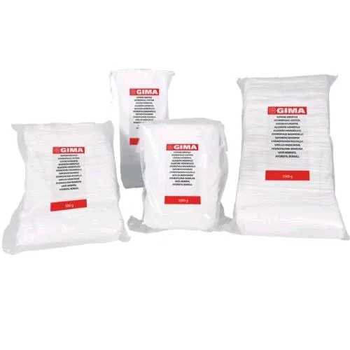 Gima Pacco Cotone Idrofilo da 100 g Piegato a Z Bianco