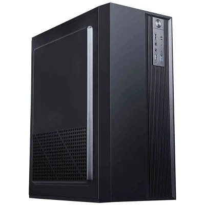 ITEK ITOCWVMU3 Winco VM Case Middle Tower ATX mATX con Alimentatore 500W 2XUSB-A 3.0 1XUSB-A 2.0 Black