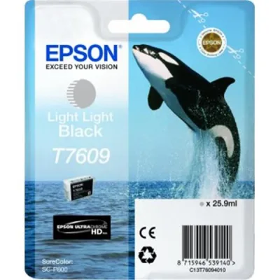 Epson T7609 Cartuccia Light Light Black per Stampanti Epson Ink Jet (C13T76094010)