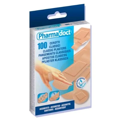 Gima Pharmadoct Cerotti Classici 6 Misure Assortite Rosa Conf 100 Pz.