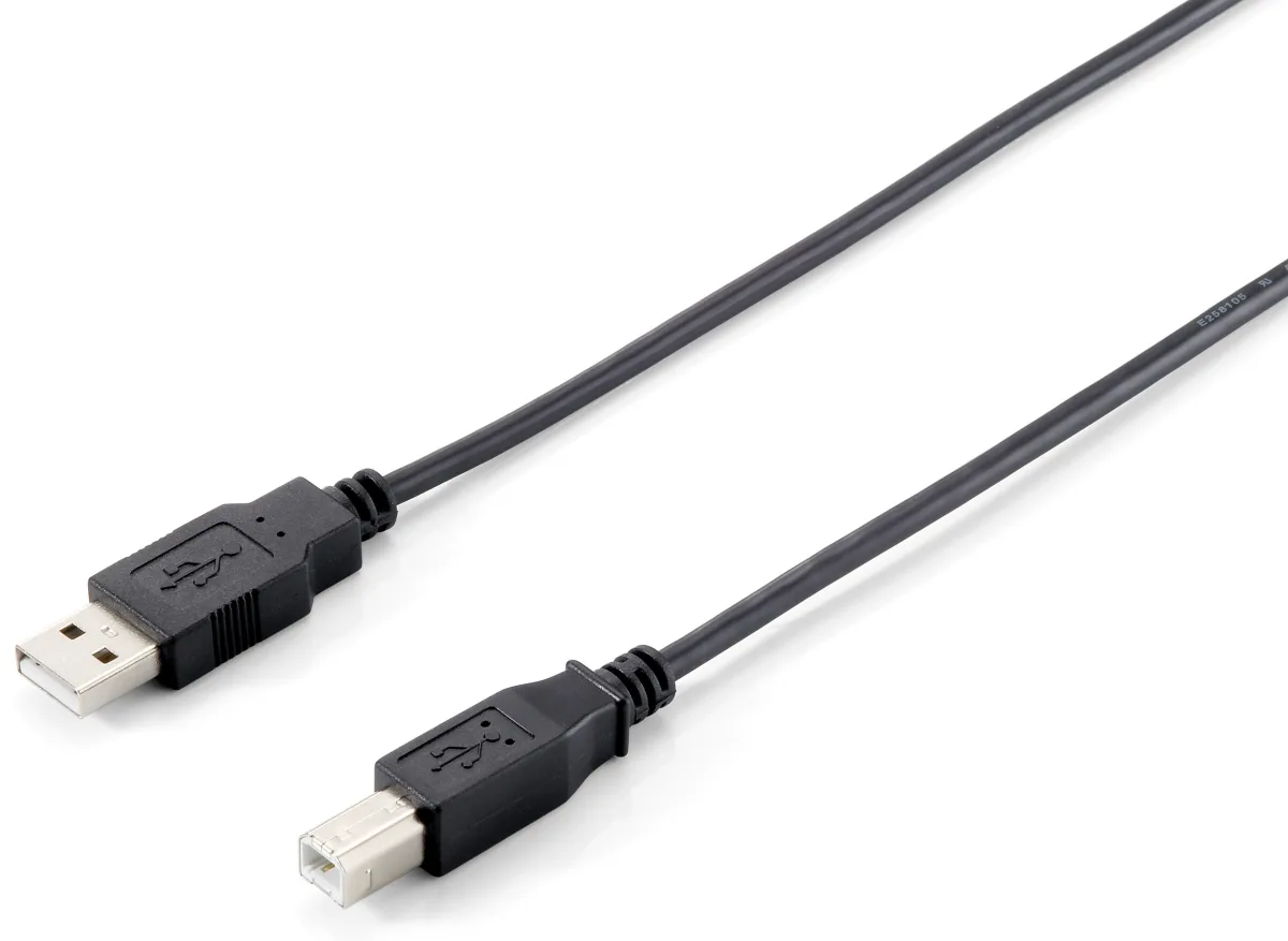 CAVO USB 2.0 A-B 1,8MT M/M BK