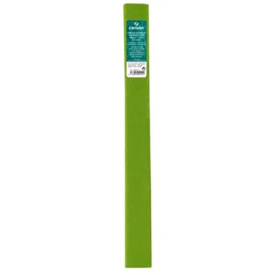 Canson Carta Crespa Superior da 48 g 0.5X2.5 m Col. Verde Primavera Conf 10 Pz.