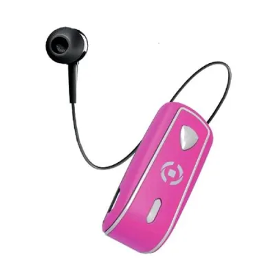 Celly Bhsnailpk Auricolare Riavvolgibile Bluetooth Rosa