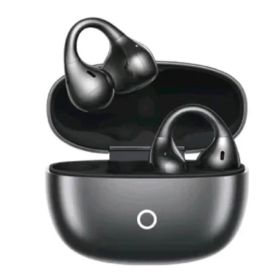 Realme Buds Clip Auricolari Bluetooth 5.4 con Custodia di Ricarica IP55 Sound-Lap Next Bass Titanium Black