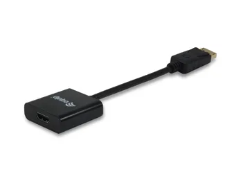 ADATTATORE DP-HDMI 2K M/F BK 1920x1080 @60Hz CON CAVO 0,15M