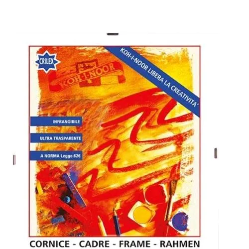 KOH-I-NOOR Cornice da Muro in Crilex 50X70 cm Trasparente