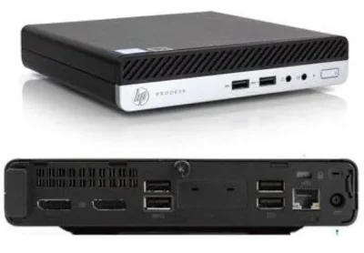 PC REF I5 16GB 256GB SSD DM W11P I5-8500T 400 G4 TINY-MINI