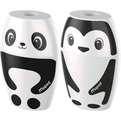 Maped Temperamatite 1 Foro a Forma di Panda o Pinguino con Serbatoio