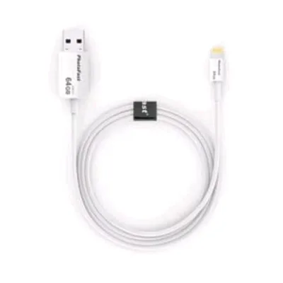 Photofast PBCU364GB Apple Cable Memory Flash OTG USB 3.0/Lightning 64GB 1M - Bianco