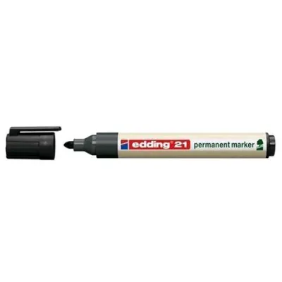 Edding 21 Marcatore Permanente Punta Conica 1.50 mm Nero Conf 10 Pz.