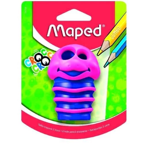 Maped Temperamatite Croc Croc 2 Fori Colori Assortiti