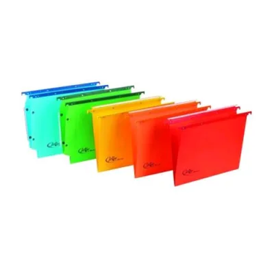 Bertesi Joker Cartelle Sospese per Cassetto in Cartoncino Ecologico Interasse 398mm Fondo a V Col.azzurro Conf 25 Pz.