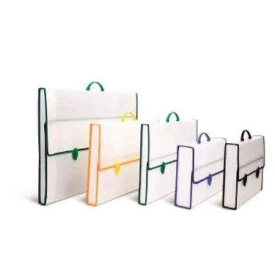 Favorit Fine Tex Valigetta in PP Neutro 29.5X40.5X6.5 cm 2 Chiusure Bordature in Tessuto Colori Assortiti