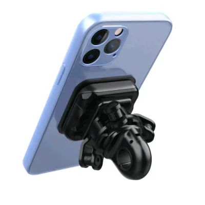 Celly Smartphone Holder For Motorcycle Mirror Supporto da Moto Univerale per Tutti gli Smartphone Si Aggancia Allo Specchietto della Moto Nero
