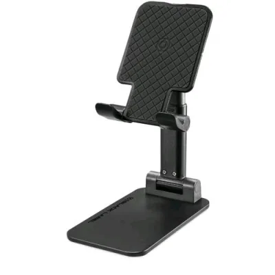 Celly Smartphone/Tablet Holder Supporto da Scrivania per Smartphone e Tablet fino a 10.5" Nero