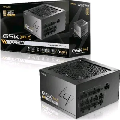 Antec GSK1000 Ec Alimentatore 1.000 W Modulare 80 Plus Gold PFC Attivo ATX 3.1 Nero