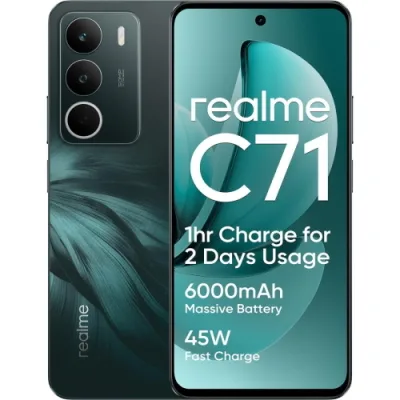 Realme C71 Dual SIM 6.67" Octa Core 256GB RAM 4GB 4G LTE Italia Forest Owl