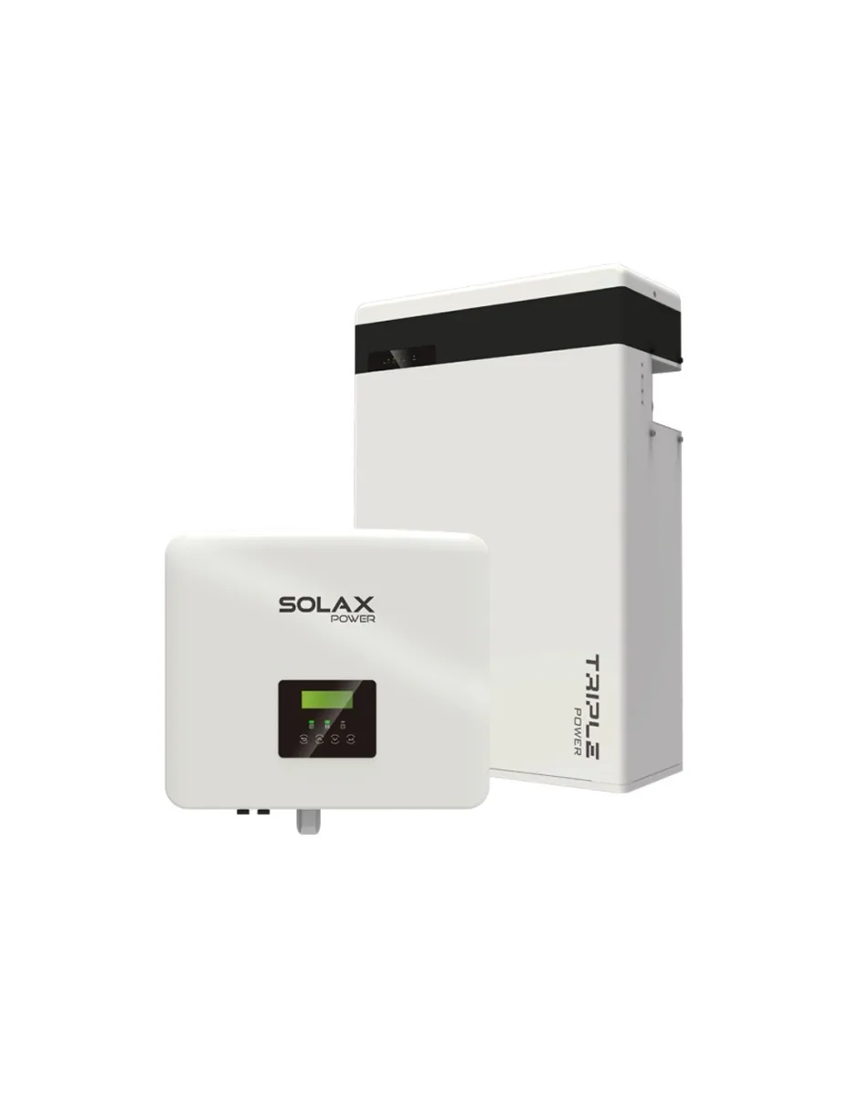 Sistema di accumulo monofase inverter 7.5kW batteria al litio 5.8KWh T-BAT-H5.8 Solax Power