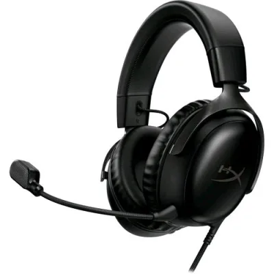 Hyperx Cloud III Cuffia Gaming con Microfono Cablata USB-C-A Jack 3.5mm Virtual 3 Sound Nero