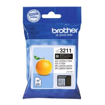 Brother LC-3211BK Cartuccia da 200 Pag Nero