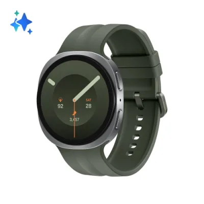 Samsung L350 Galaxy WATCH9 44mm Smarwatch 1.5" Digitale 438 x 438 Pixel Touch Screen Wi-Fi GPS (Satellitare) Silver