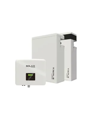 Sistema di accumulo monofase inverter 7.5kW batteria al litio 11.6KWh T-BAT-H5.8 Solax Power