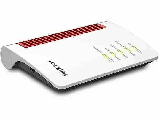 AVM Fritz! Box 4050 Router Wi-Fi 6 Dual Band fino a 3.000 Mbit/S, per Modem Operatore e Ont, 1X Wan GB, 3X LAN GB, 1X USB, Access Point, Mesh, DECT, Media Server, VPN, VOIP