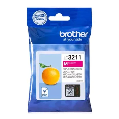 Brother LC-3211M Cartuccia da 200 Pagine Magenta