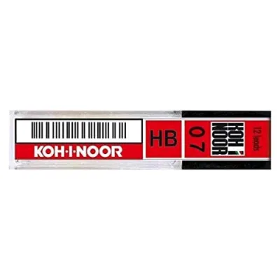 KOH-I-NOOR Highpoly Astuccio 12 Mine HB 0.7 mm Conf 12 Pz.