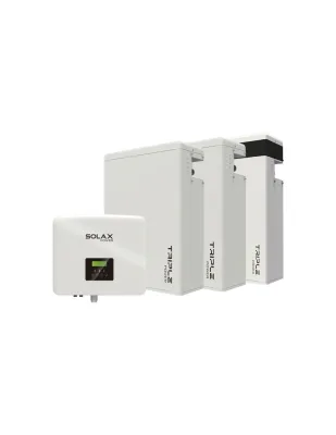 Sistema di accumulo monofase inverter 7.5kW batteria al litio 17.4KWh T-BAT-H5.8 Solax Power