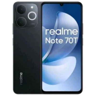 Realme Note 70T Dual SIM 6.74" Octa Core 256GB RAM 4GB 4G LTE Italia Obsidian Black