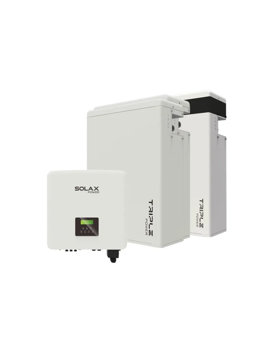 Sistema di accumulo trifase inverter 10kW batteria al litio 11.6KWh T-BAT-H5.8 Solax Power