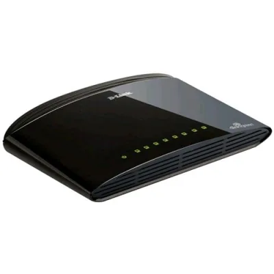 D-Link Des-1008D Switch 8 Porte LAN RJ-45 10/100 Mbps Colore Nero