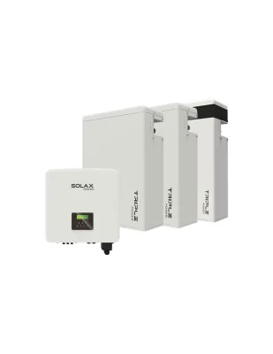 Sistema di accumulo trifase inverter 10kW batteria al litio 17.4KWh T-BAT-H5.8 Solax Power