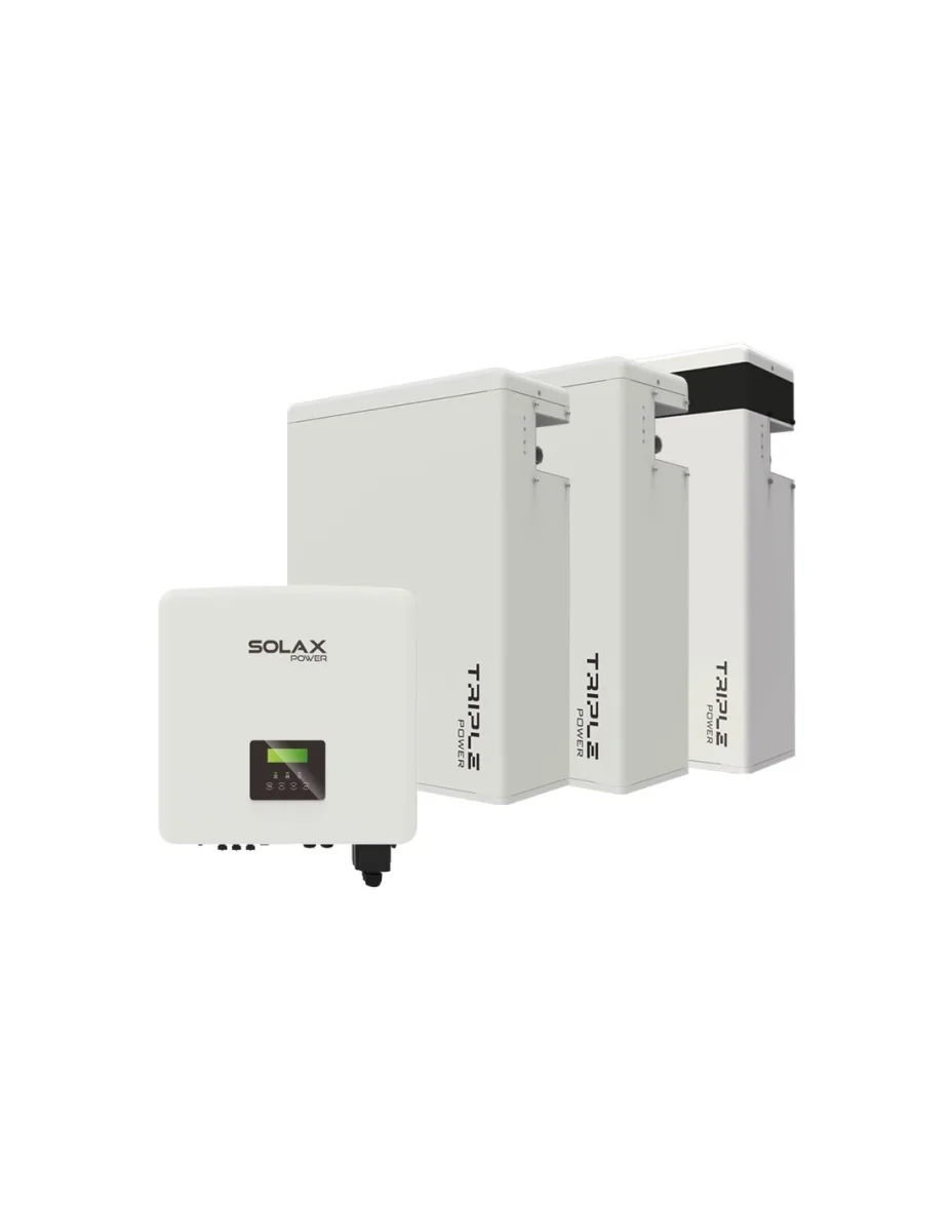 Sistema di accumulo trifase inverter 10kW batteria al litio 17.4KWh T-BAT-H5.8 Solax Power