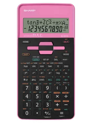 Sharp EL531THBPK Calcolatrice Scientifica 12 Cifre 2 Linee 273 Funzioni Col. Rosa