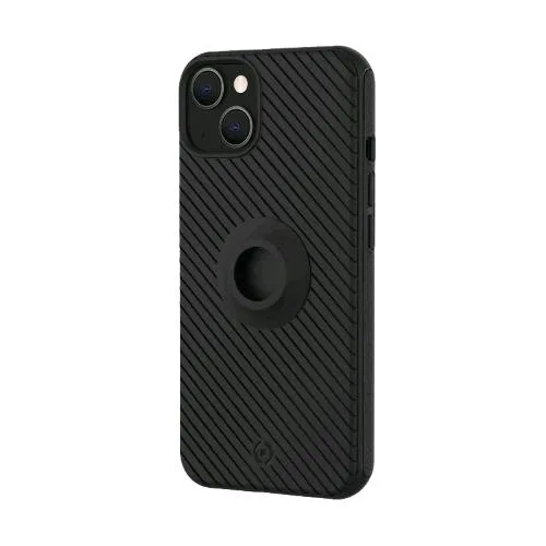 Celly Snap Apple iPHONE 13 Cover in Tpu con Sistema di Aggancio Integrato Black