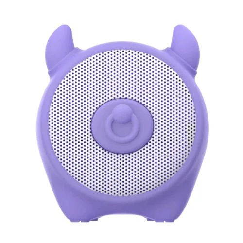 Celly Bull Shape Speaker Portatile Wireless 3W Controllo delle Chiamate e del Volume/Musica Cavo di Ricarica USB-C Incluso Viola