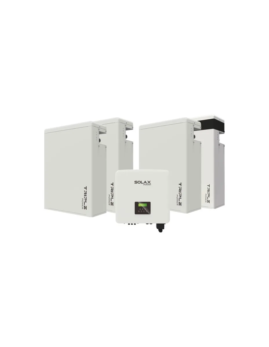 Sistema di accumulo trifase inverter 10kW batteria al litio 23.2KWh T-BAT-H5.8 Solax Power