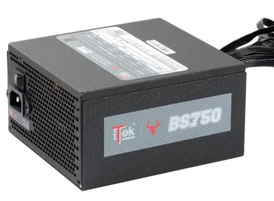 ITEK BS750 Evo Alimentatore ATX 750W 80PLUS Bronze PFC Attivo Ventola HDB 12cm Semi Modulare Black