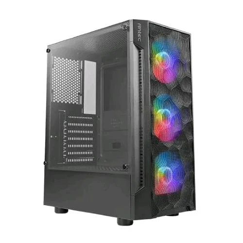 Antec NX260 Case Midi Tower ATX Micro-ATX Itx Pannello Laterale in Vetro Temperato 3 Ventoloe ARGB da 120mm 1XUSB3.0 2XUSB2.0 HD-Audio Colore Grey