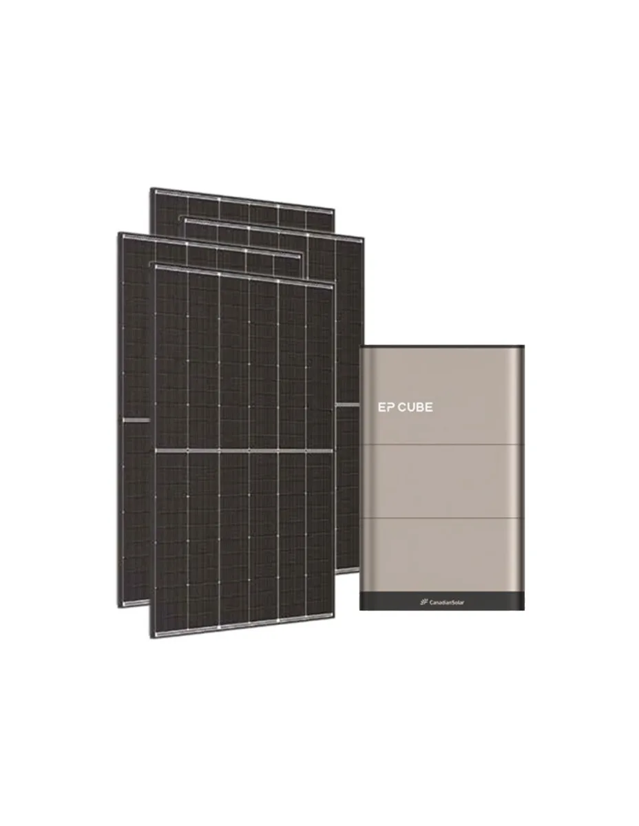 Kit fotovoltaico monofase 6300W inverter 6kW EP CUBE batteria al litio 5kWh CanadianSolar